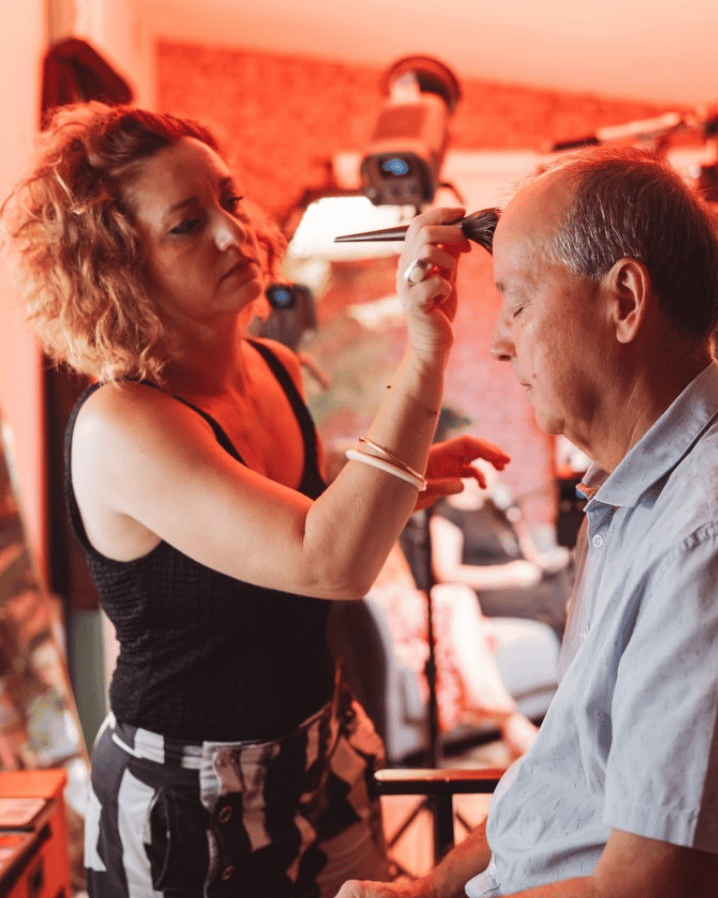 Make-up pré-tournage
